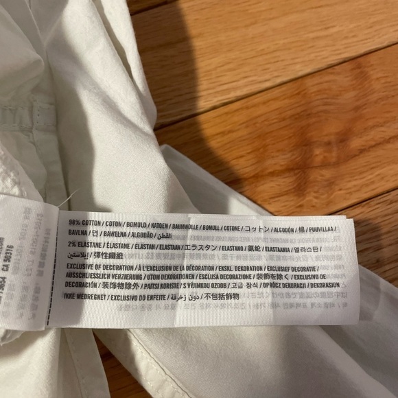 Abercrombie Kids White Button Down Top Size 7/8 - Picture 5 of 7